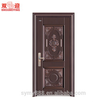 Кованые декоративные дизайном главной входной двери стальные входные двери повышенной безопасности глубоким тиснением рисунка